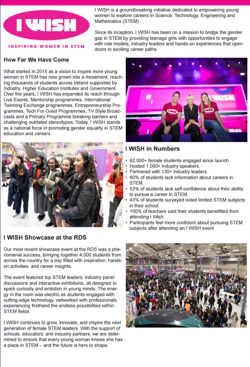 I Wish (@iwish_ie) on Twitter photo Welcome to the 4th issue of STEM News, a publication from <a href="/Education_Ire/">Department of Education and Youth</a> 💫
We've been included in this edition of the department's STEM publication, click through to read it here: assets.gov.ie/static/documen… Welcome to the 4th issue of STEM News, a publication from <a href="/Education_Ire/">Department of Education and Youth</a> 💫
We've been included in this edition of the department's STEM publication, click through to read it here: assets.gov.ie/static/documen…