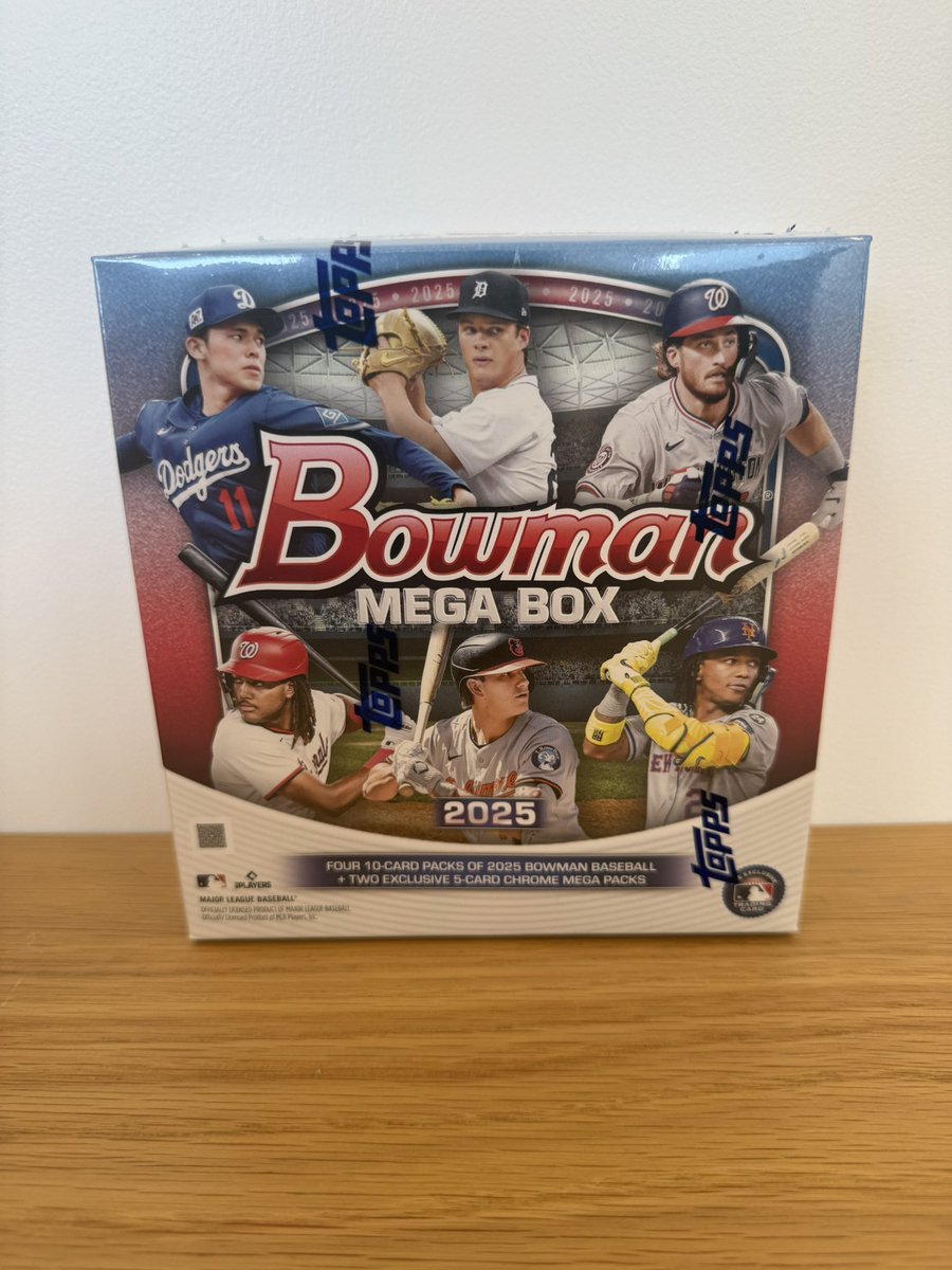TakeBos0723's tweet photo. 久しぶりに開封したく1BOX！
#topps #MLB #Baseball
#ToppsBowman
#Topps2025 https://t.co/9NBmVm6sOy