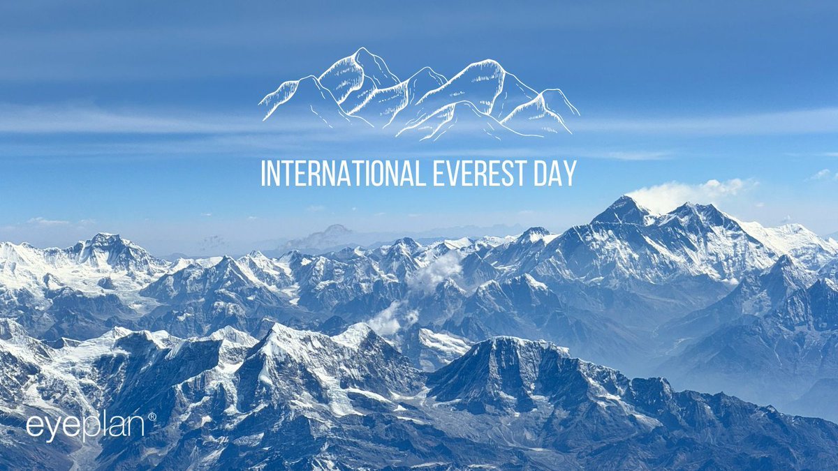 🏔️ It’s #InternationalEverestDay, a great opportunity to post about helping patients “reach their peak” with clear vision and expert care 🎯 Link eye health to active lifestyles and outdoor eyewear #EverestMountain 

Photo by Julius Zetzsche