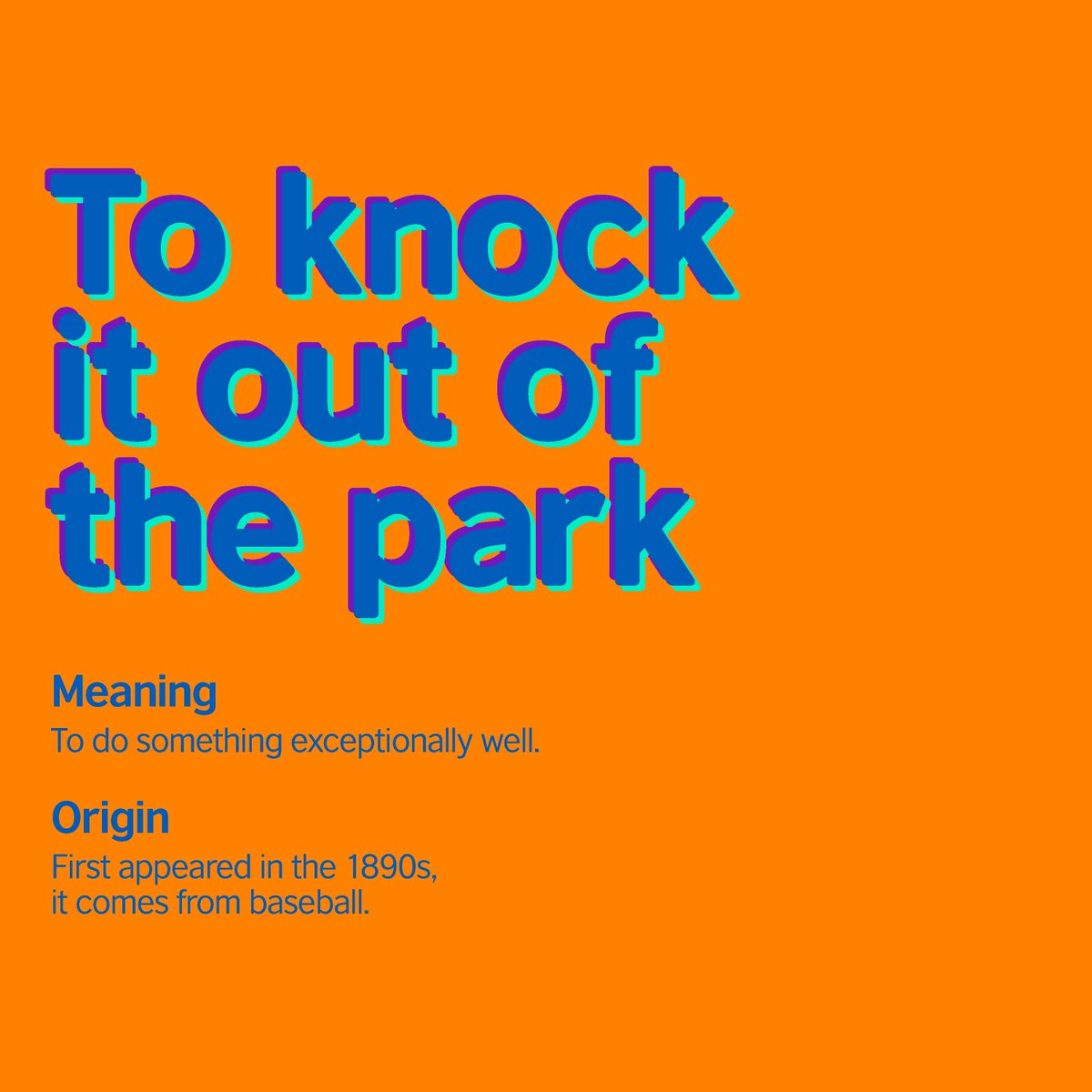 BritishCouncil's tweet image. ⚾ Wow! We&apos;re knocking it out of the park with this week&apos;s set of phrases! 😉

We use these phrases all the time in #English - but how often do we realise that they all come from the world of sport?

Download our free #Phraseology booklet here: britishcouncil.org/world-english-…