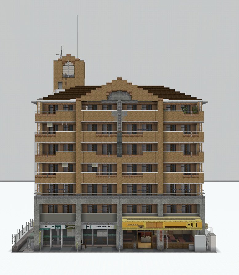マンション
 #Minecraft #味噌汁市