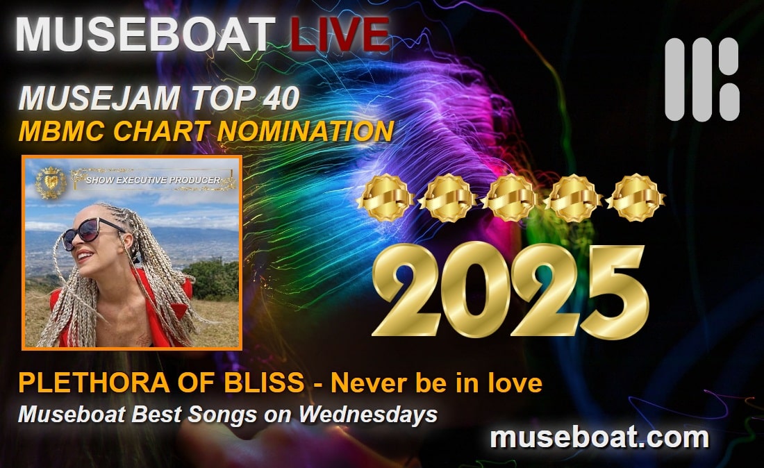 Museboat Live Channel (@museboatlive) on Twitter photo #RETWEET Museboat Live at museboat.com presents MBMC Top 25 Chart # 17 PLETHORA OF BLISS - Never be in love museboat.com/responsive/art… <a href="/BlissPlethora/">Plethora Of Bliss</a> CONGRATS! VOTE again at museboat.com/top-25-nominat… <a href="/ArtistRTweeters/">Artist RTs</a> #MUSIC_SHOW #RETWEET Museboat Live at museboat.com presents MBMC Top 25 Chart # 17 PLETHORA OF BLISS - Never be in love museboat.com/responsive/art… <a href="/BlissPlethora/">Plethora Of Bliss</a> CONGRATS! VOTE again at museboat.com/top-25-nominat… <a href="/ArtistRTweeters/">Artist RTs</a> #MUSIC_SHOW