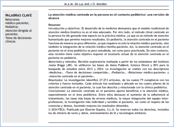 Journal of Healthcare Quality Research (@jhealthqualityr) on Twitter photo 📰 La atención médica centrada en la persona en el contexto pediátrico: una revisión de alcance
✏️Revisión por MAM da Luz <a href="/JHealthQualityR/">Journal of Healthcare Quality Research</a> #RevistaSECA #JHQR
👉 bit.ly/42CLjcT
✅ #CalidadAsistencial #RelacionesMedicoPaciente #Pediatria #AtencionDirigidaAlPaciente 📰 La atención médica centrada en la persona en el contexto pediátrico: una revisión de alcance
✏️Revisión por MAM da Luz <a href="/JHealthQualityR/">Journal of Healthcare Quality Research</a> #RevistaSECA #JHQR
👉 bit.ly/42CLjcT
✅ #CalidadAsistencial #RelacionesMedicoPaciente #Pediatria #AtencionDirigidaAlPaciente