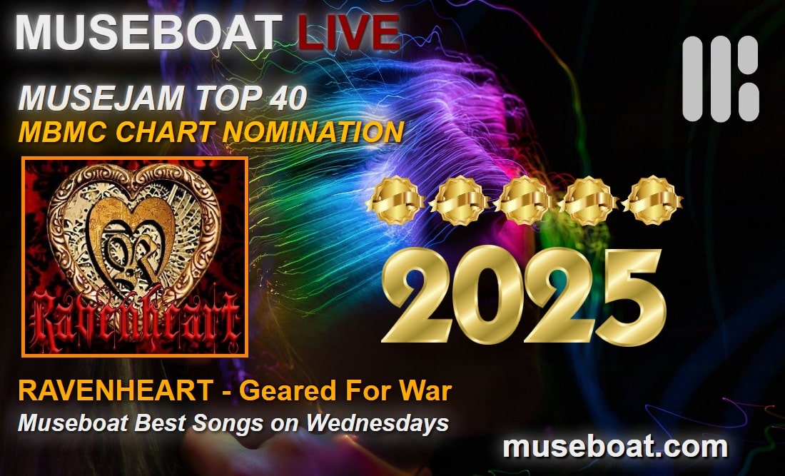 Museboat Live Channel (@museboatlive) on Twitter photo #RETWEET Museboat Live at museboat.com presents MBMC Top 25 Chart # 13 RAVENHEART - Geared For War museboat.com/responsive/art… <a href="/RavenheartGB/">Ravenheart</a> CONGRATS! VOTE again at museboat.com/top-25-nominat… <a href="/ArtistRTweeters/">Artist RTs</a> #MUSIC_SHOW #RETWEET Museboat Live at museboat.com presents MBMC Top 25 Chart # 13 RAVENHEART - Geared For War museboat.com/responsive/art… <a href="/RavenheartGB/">Ravenheart</a> CONGRATS! VOTE again at museboat.com/top-25-nominat… <a href="/ArtistRTweeters/">Artist RTs</a> #MUSIC_SHOW