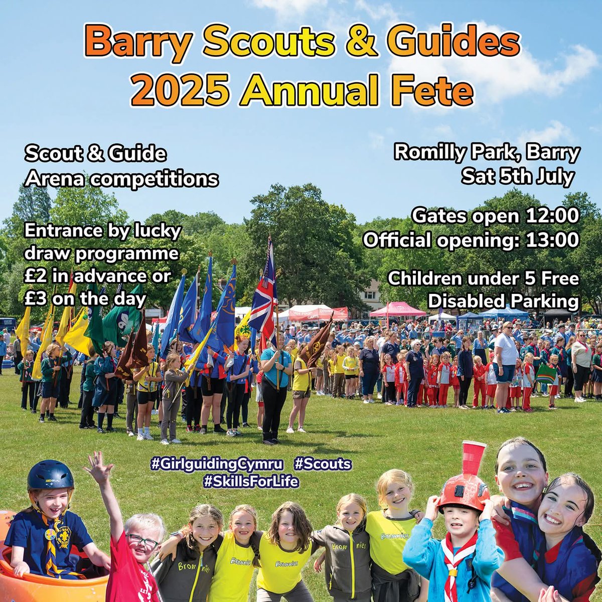 Save the date :  Saturday 5th July, Romilly Park, Barry.

This year sees the return of professional acts in the arena with a motorcycle display stunt team set to thrill crowds with dare devil stunts.