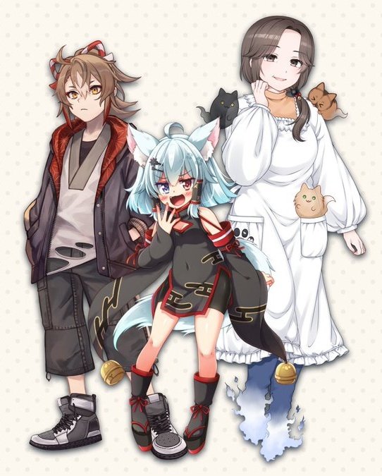 因みにご安心いただきたいんじゃけど！

合成音声化に挑戦する新たな3キャラとマロには今のところ明確な関係はないのじゃよ！

マスターさんたちの好きな特定のカップリングや組み合わせを害することはないのでご安心ください、なのじゃ！