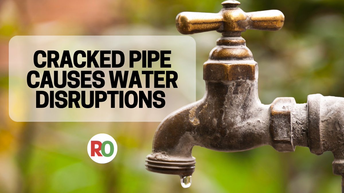 Water outage in parts of Polokwane due to a pipe crack on R37. Repairs are ongoing, says the Municipality. Read more 👉🏼shorturl.at/z49rK