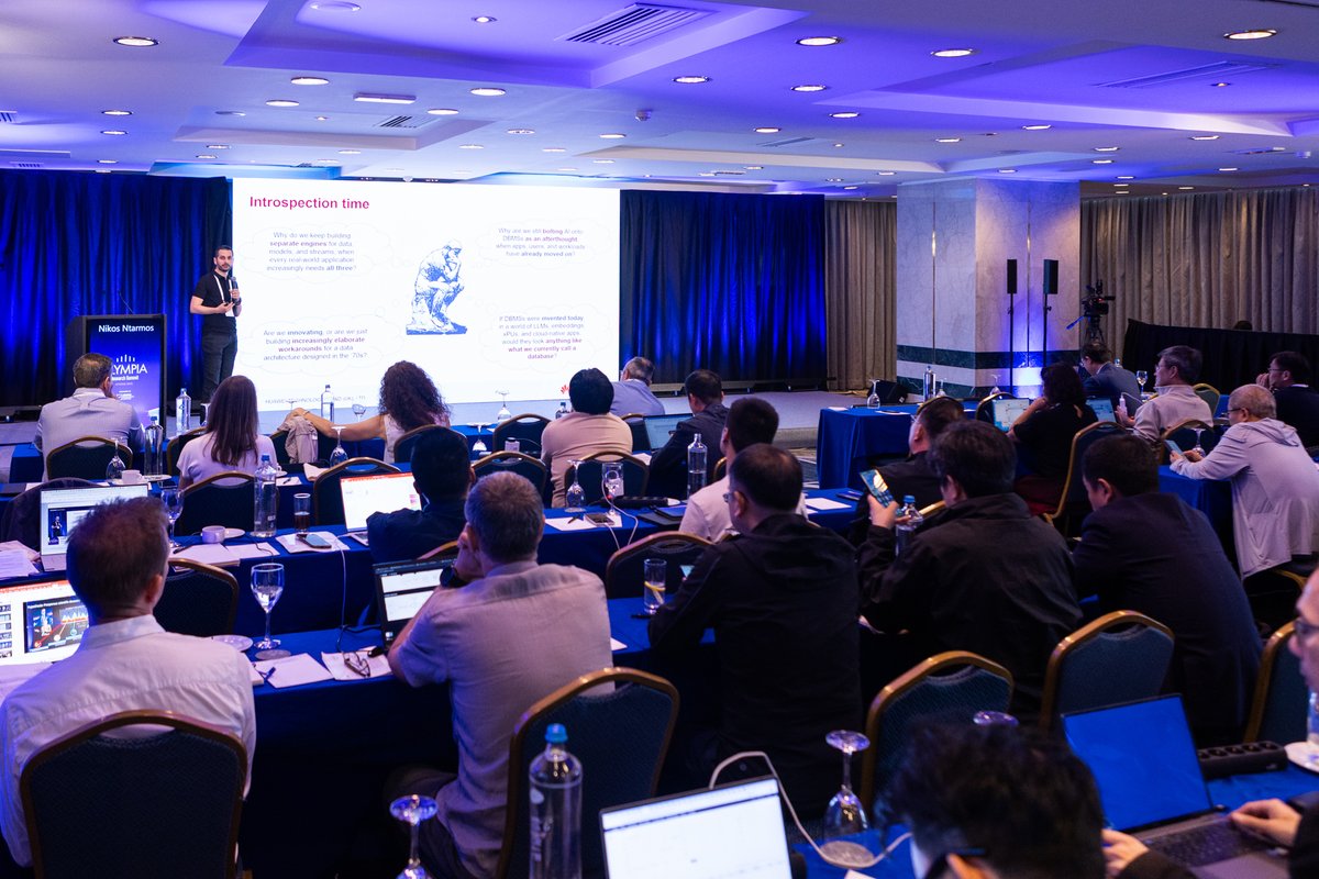 athenaRICinfo's tweet image. 📡 Day 2 at #OlympiaResearchSummit dives into real-time data, system design, and generative AI. Breakthrough ideas are reshaping how we think about data and intelligence. #AthenaRC #AI #BigData #MachineLearning