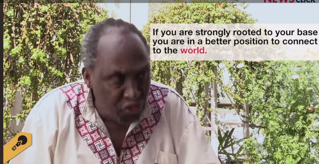 Bidding adieu to one of the most powerful voices against imperialism. 
For him, theory from a colony necessarily arises from and finds life in engagement. 
Engagement with the 'aesthetics of decolonization', and in issues of 'linguistic Darwinism and feudalism'. 
RIP 💐