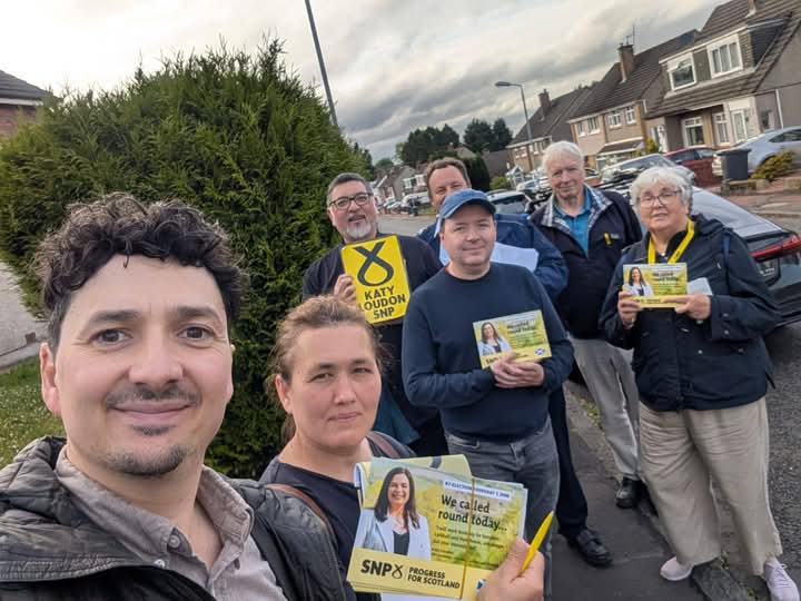 carol clarke ๐งก (@justcarol12) on Twitter photo Another good day on the campaign trail for <a href="/KatyLoudonSNP/">Cllr Katy Loudon</a> in the Hamilton/Larkhall/Stonehouse by election. Lots of good chat on the doors. On July 5th #VoteKatyLouden #VoteSNP Another good day on the campaign trail for <a href="/KatyLoudonSNP/">Cllr Katy Loudon</a> in the Hamilton/Larkhall/Stonehouse by election. Lots of good chat on the doors. On July 5th #VoteKatyLouden #VoteSNP