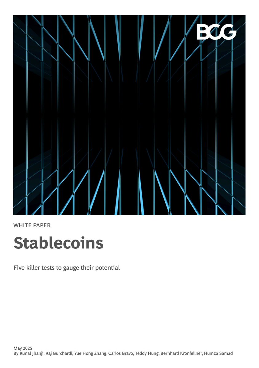 coinix (@coin_ix) on Twitter photo A recent <a href="/BCG/">Boston Consulting Group</a> paper examines #stablecoins' added value over current payment methods & potential real-world use beyond #Crypto & #DeFi.
Download the report here: media.licdn.com/dms/document/m… A recent <a href="/BCG/">Boston Consulting Group</a> paper examines #stablecoins' added value over current payment methods & potential real-world use beyond #Crypto & #DeFi.
Download the report here: media.licdn.com/dms/document/m…