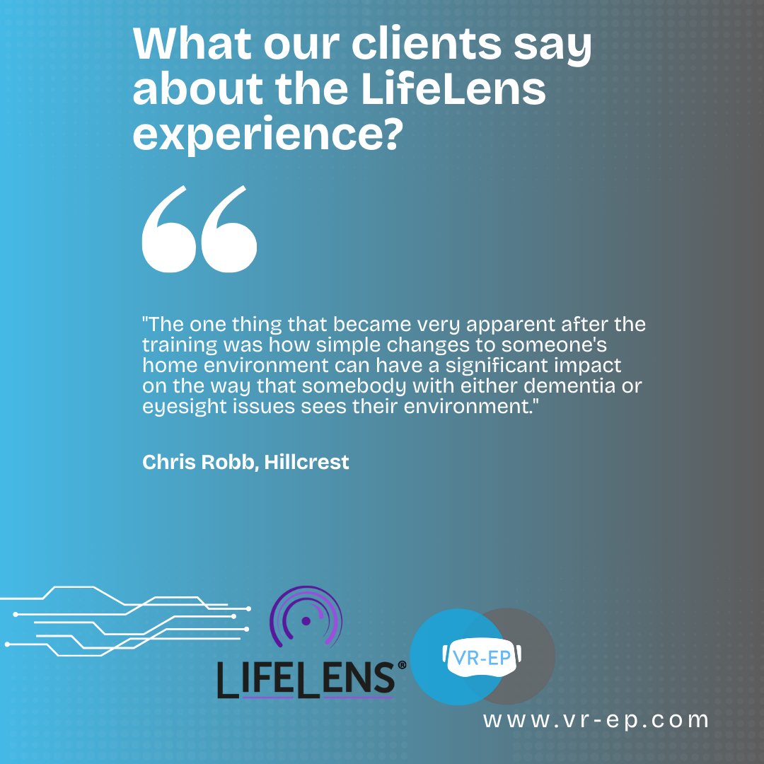 vr_lens's tweet photo. We Appreciate Your Support!

A huge thank you for the positive feedback! Knowing that our VR experience is helping to create empathy and understanding for those with dementia and sensory challenges motivates us to continue our mission. https://t.co/cAze8lmhxs