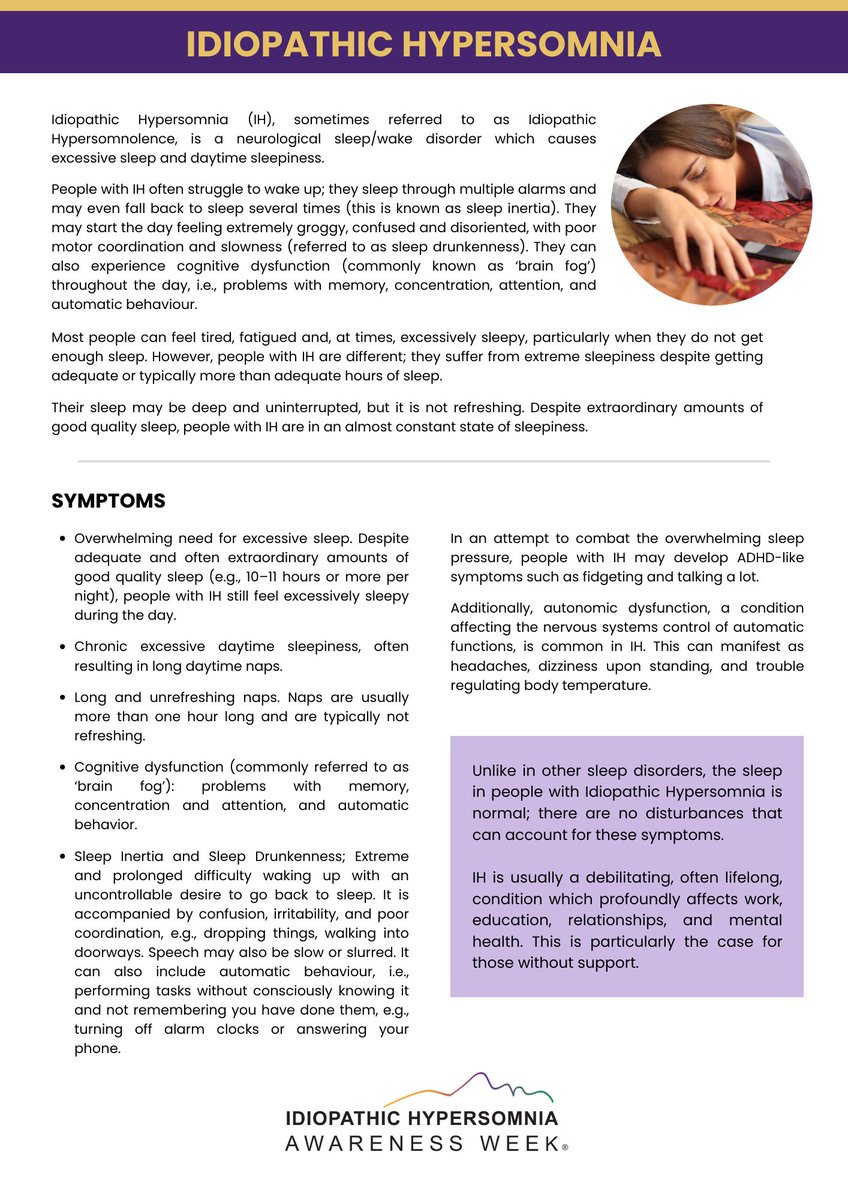 IH Awareness Week tweet media