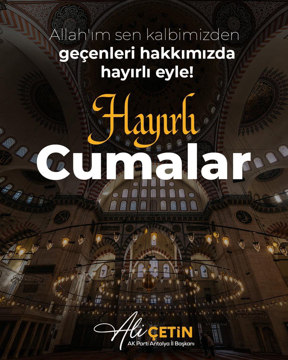 Hayırlı Cumalar 🤲