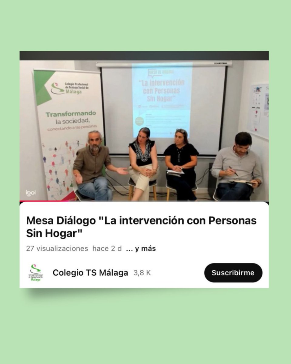 Ya está disponible en nuestro canal de YouTube ⏯️ la Mesa de Diálogo "La Intervención con Personas sin Hogar" que celebramos el pasado 21 de mayo de 2025.

Si no pudiste asistir, accede al vídeo a través de nuestro canal 🎥🔗

youtube.com/watch?v=-XthsM…