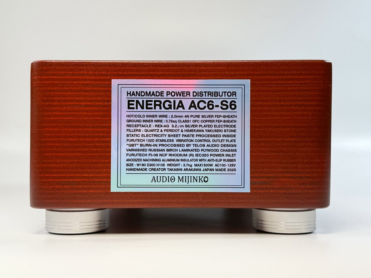 オーディオみじんこ ENERGIA-AC6-S6