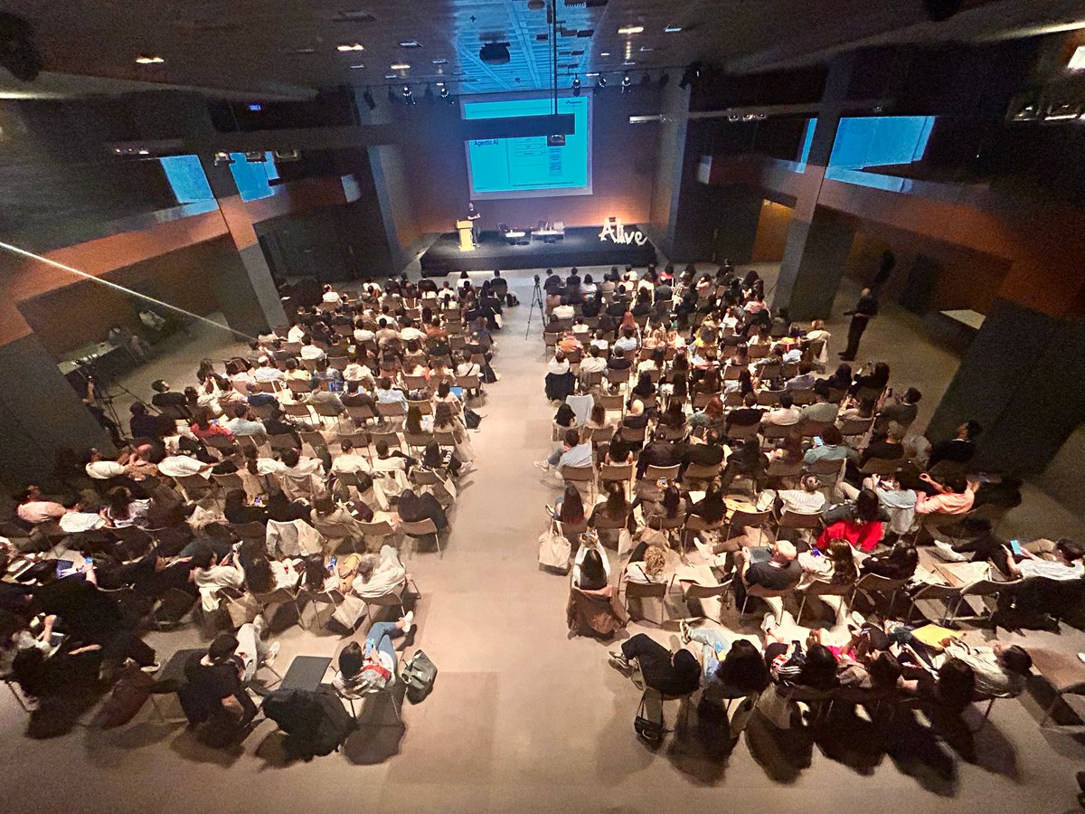 Serhat Can (@srhtcn) on Twitter photo Yesterday, I gave my first product talk ever at brick institute Alive 25 event. It was a great experience speaking in front of 250+ product managers from different companies and at different career stages.
I talked about Agentic #AI, sharing what we've learned at <a href="/JumpCloud/">JumpCloud</a> Yesterday, I gave my first product talk ever at brick institute Alive 25 event. It was a great experience speaking in front of 250+ product managers from different companies and at different career stages.
I talked about Agentic #AI, sharing what we've learned at <a href="/JumpCloud/">JumpCloud</a>