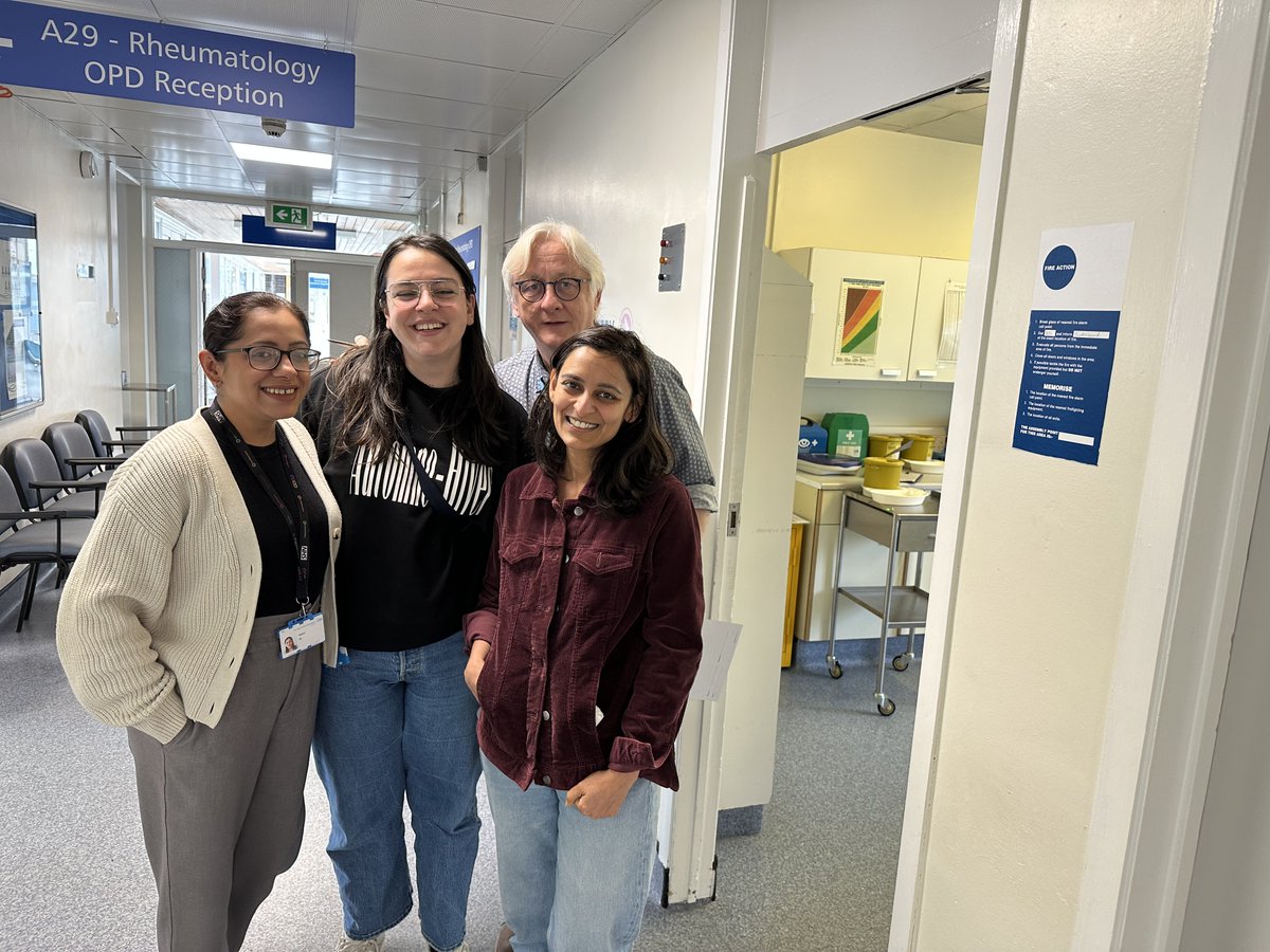 Fantastic having Maria Rosa with our #muscle disease service these past few months! We've had a great time working with you and will really miss you. Wishing you huge success in whatever comes next! 🌟 #Myositis