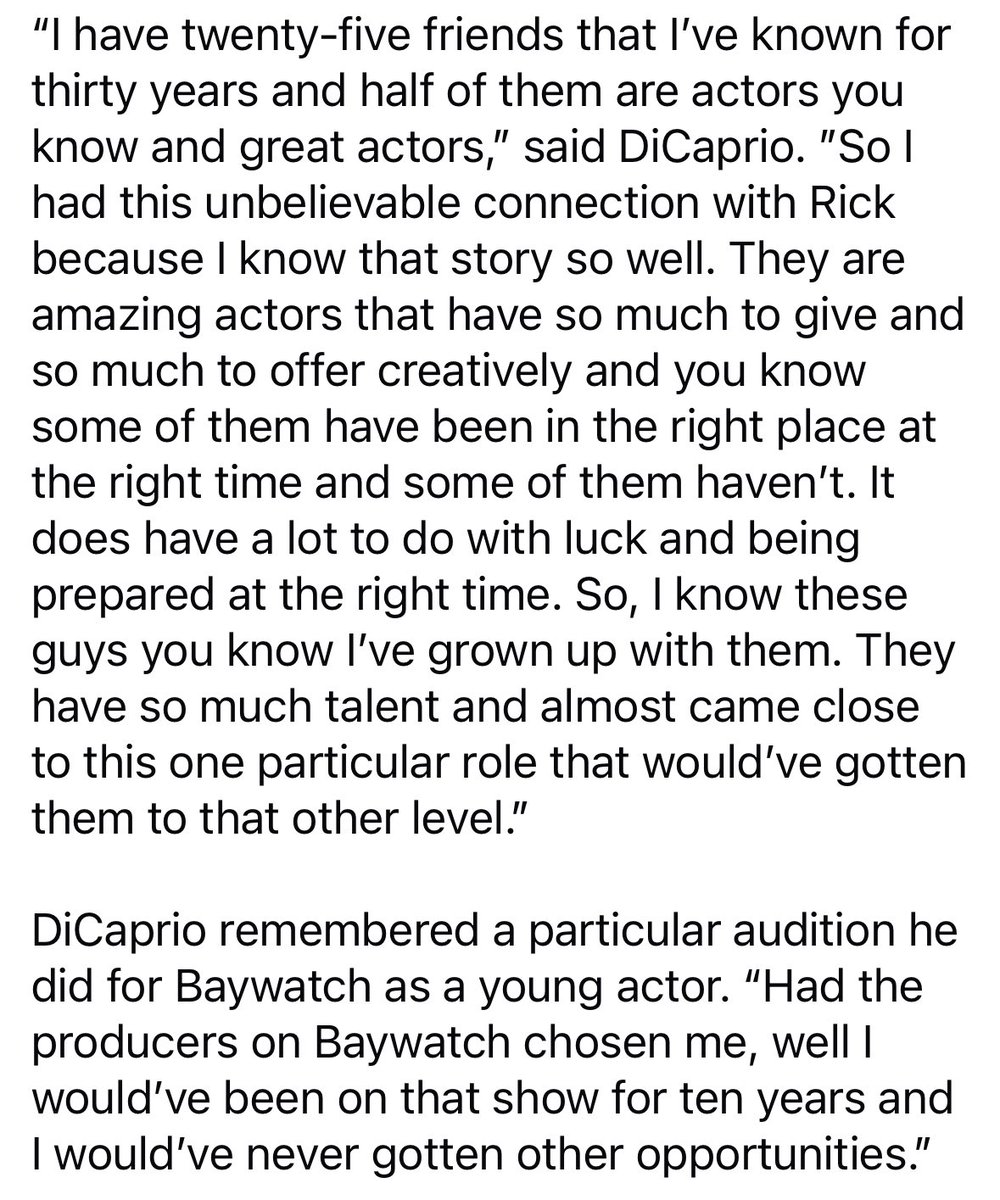 The making of Once Upon a Time… in Hollywood book extract. 

Leonardo DiCaprio:

Preorder now
Amazon: amzn.to/4jaPAt6
B&amp;N: bit.ly/44FXBTf