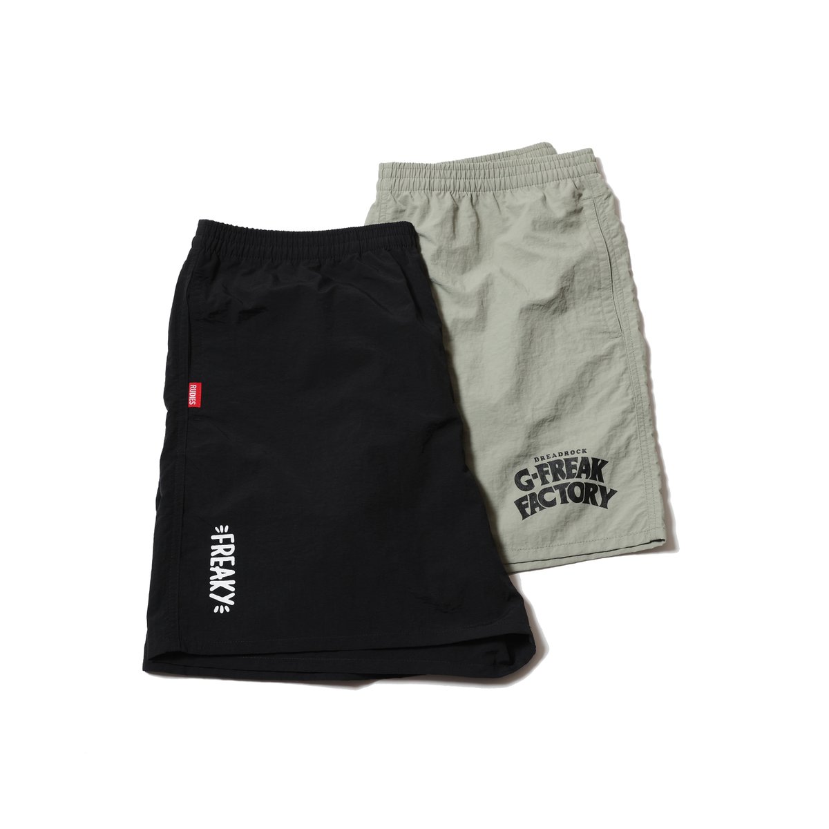 RUDIE'S x G-FREAK FACTORY NYLON SHORTS

ロゴプリントのショーツ。フラップ付きのバックポケット、ウエストは調節可能スピンドル仕様です。

受注販売6.2(月)23:59までとなっております。

theroadieshop.com/product.php?pr…

zozo.jp/sp/shop/rudies…

#gfreakfactory #rudies