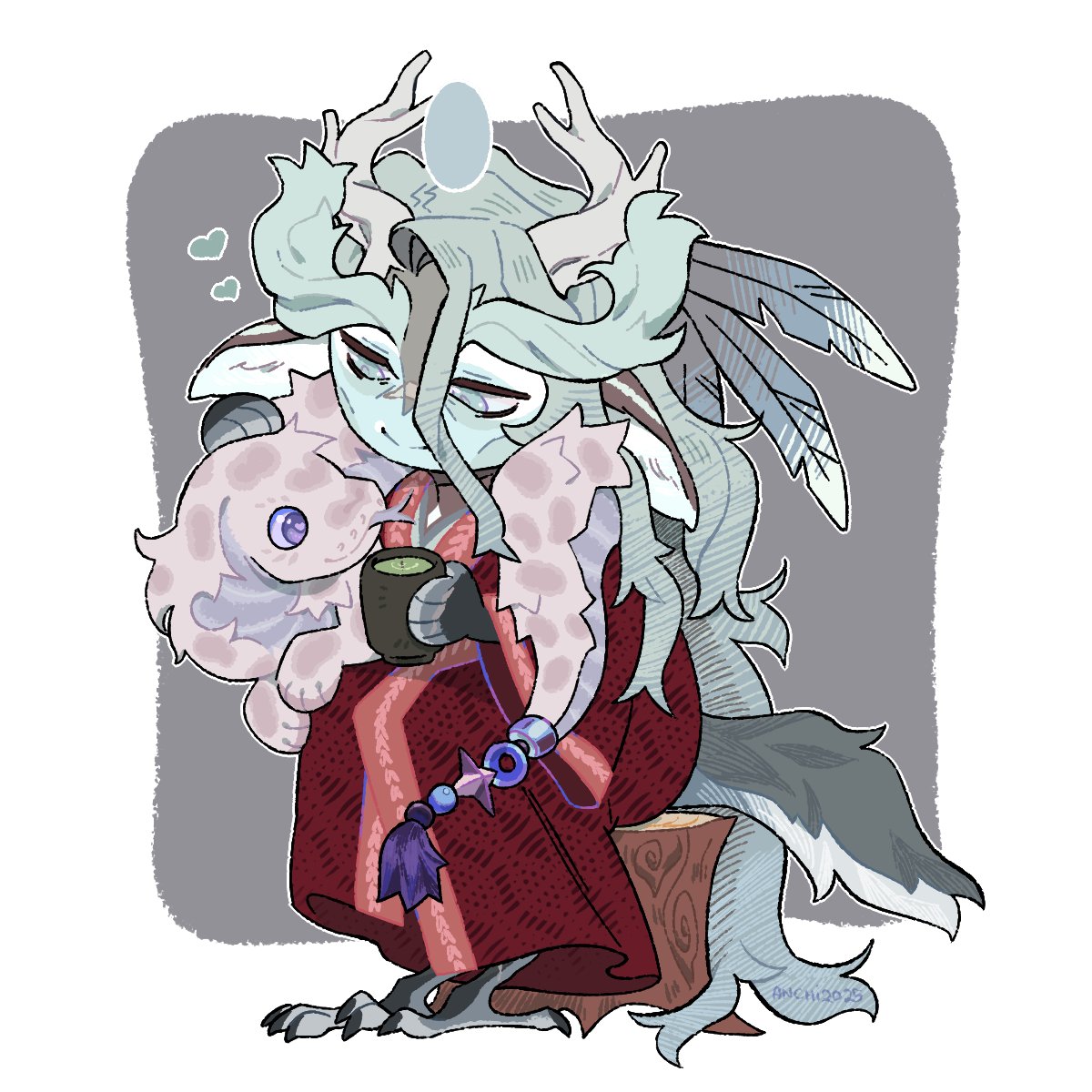 Commission for <a href="/FiaTakaya/">Fia Takaya</a> of her ocs Rhune and Lavenda ✨