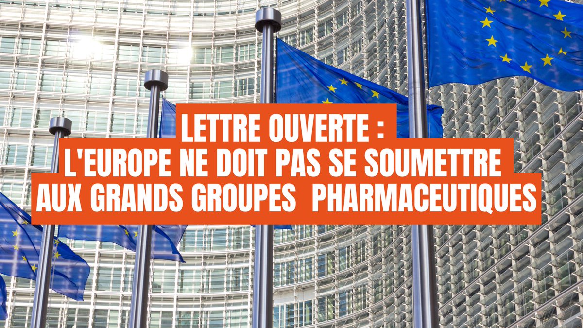 Médecins du Monde (@mdm_france) on Twitter photo 💥 Alerte ! Big Pharma menace l’#accèsauxmédicaments en Europe.
L’#UE et la France ne doivent pas céder à la pression.
Les ONG se mobilisent pour une #politiquedumedicament juste et transparente !
👉 lettre ouverte à <a href="/vonderleyen/">Ursula von der Leyen</a>
medecinsdumonde.org/tribune/lettre… 💥 Alerte ! Big Pharma menace l’#accèsauxmédicaments en Europe.
L’#UE et la France ne doivent pas céder à la pression.
Les ONG se mobilisent pour une #politiquedumedicament juste et transparente !
👉 lettre ouverte à <a href="/vonderleyen/">Ursula von der Leyen</a>
medecinsdumonde.org/tribune/lettre…