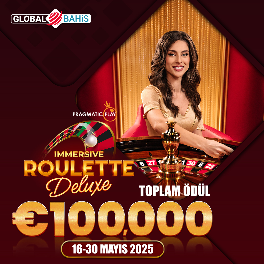 🎯 Pragmatic Play – Immersive Roulette Deluxe Turnuvası için Son Gün!
💥 Toplam €100,000 ödül havuzu seni bekliyor!
📅Lider tablosuna adını yazdır!
🎰 Lüks deneyim, yüksek adrenalin ve gerçek zamanlı heyecan bu rulette bir arada!

📌 tinyurl.com/GlobalBahis-Tw…