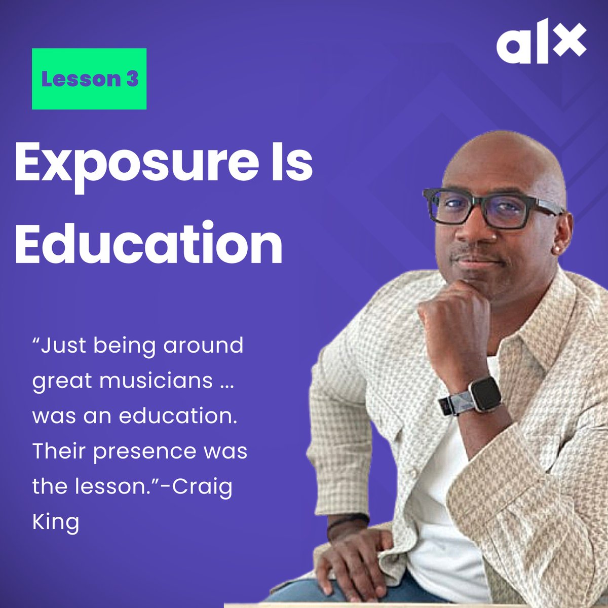 From working with icons like Kanye West &amp; Ludacris to now investing in Africa’s rising talent — Craig King has lived the highs, the hustle &amp; the hard-earned lessons.
⁣
Swipe through for 5 truths that might shift how you move through your creative journey. #ALXAfrica