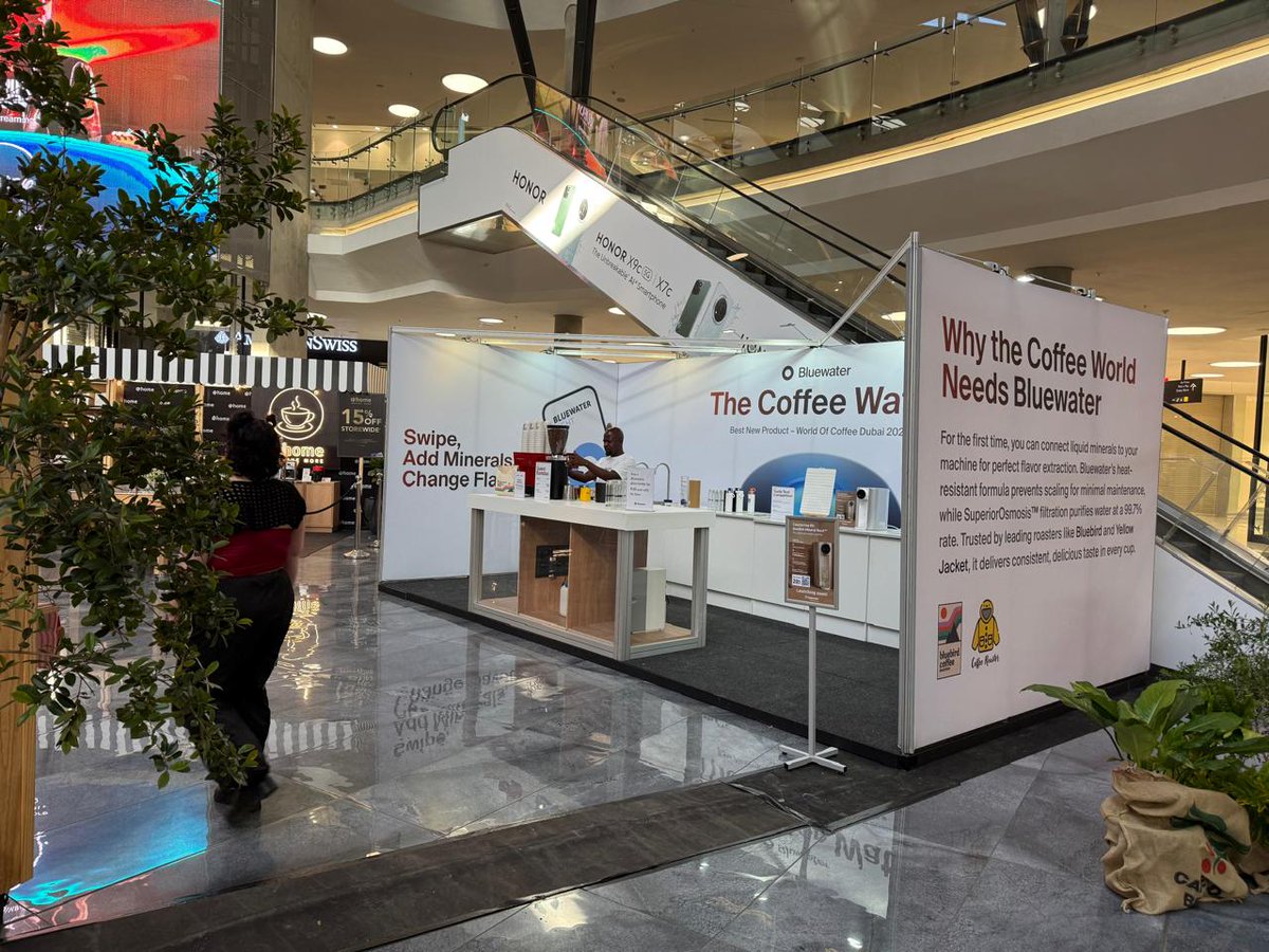 We’re thrilled to be part of South Africa’s most exciting coffee event of the year — the Speciality Coffee Expo at the newly relaunched Fourways Mall in Johannesburg! ☕🇿🇦 The highlight for us? Unveiling Bluewater’s Café Station — now officially launching in South Africa! 🎉
This