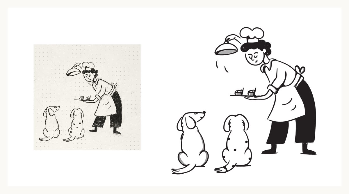 Something yummy from the chef today 🍽️... will the critics approve? 🐶🧐