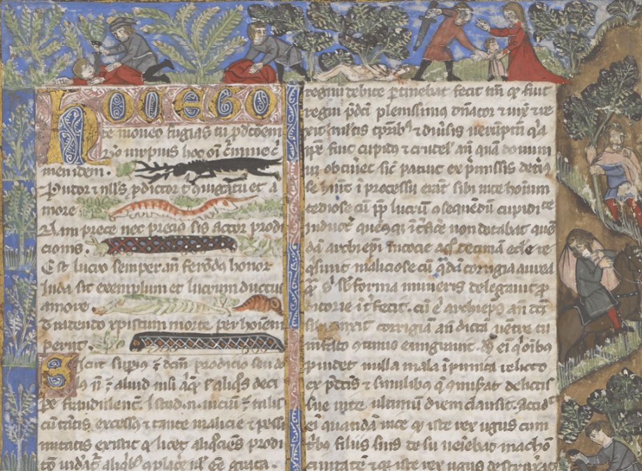 Happy #FragmentFriday! Ahead of the weekend, here's part of a 14th century treatise on vices and virtues... 👀

Learn more about Latin European Medieval Palaeography in our online short course, next running 16-27 June, with bursaries available: rb.gy/2k1p6y