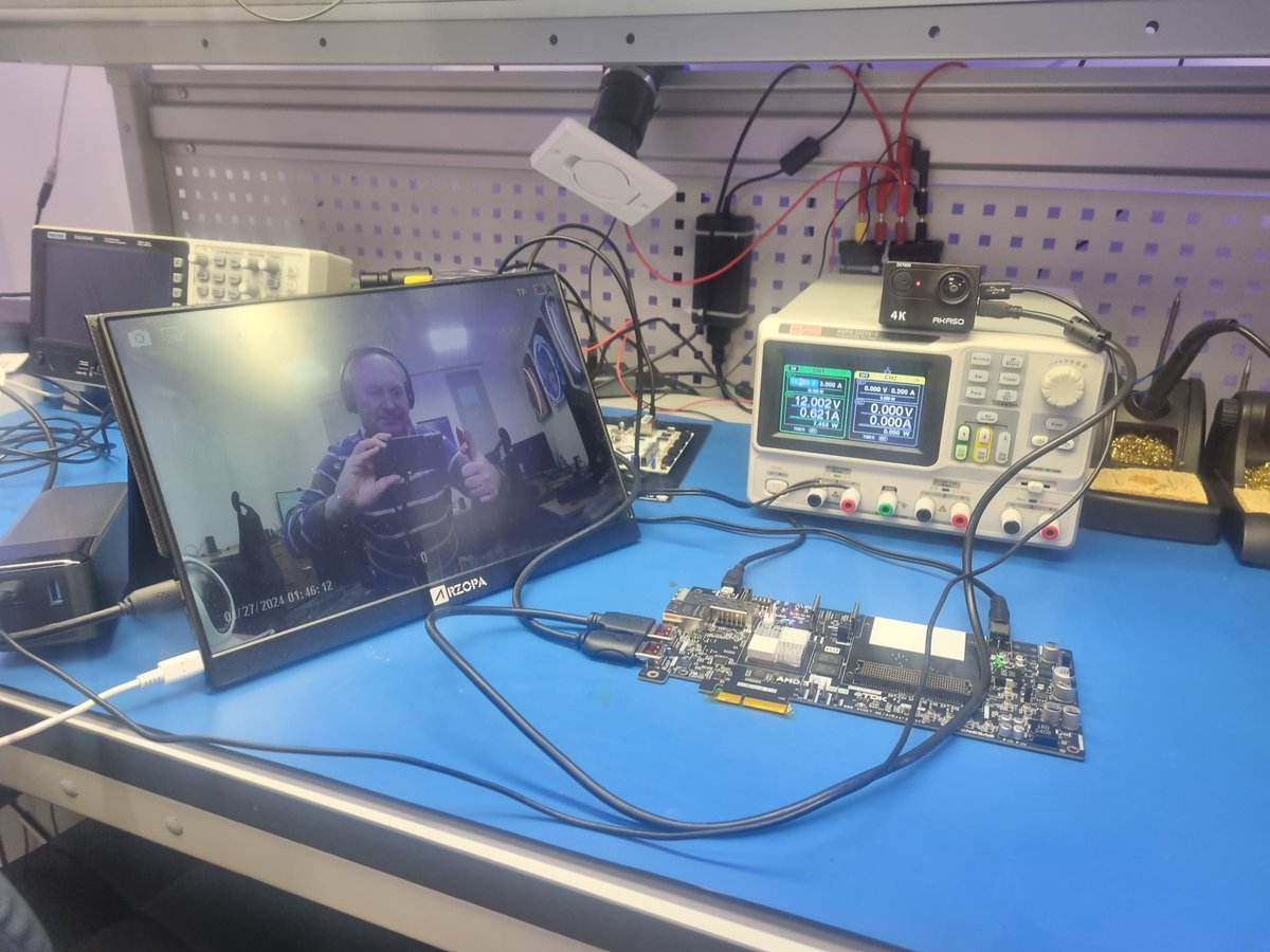 ATaylorFPGA's tweet photo. My latest Hackster project is looking at 4K imaging using Giga Bit Transceivers in the Artix UltraScale+ AU15P on the AUBoard.

https://t.co/6y11qsAUvA https://t.co/ybWq3OVEY0