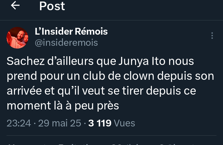 Di4ble2Tazmanie's tweet photo. Vu que le compte de l'Insider Rémois à sauté, je vous mets quelques screen que j'ai pû prendre. https://t.co/ir8n4dqdXq