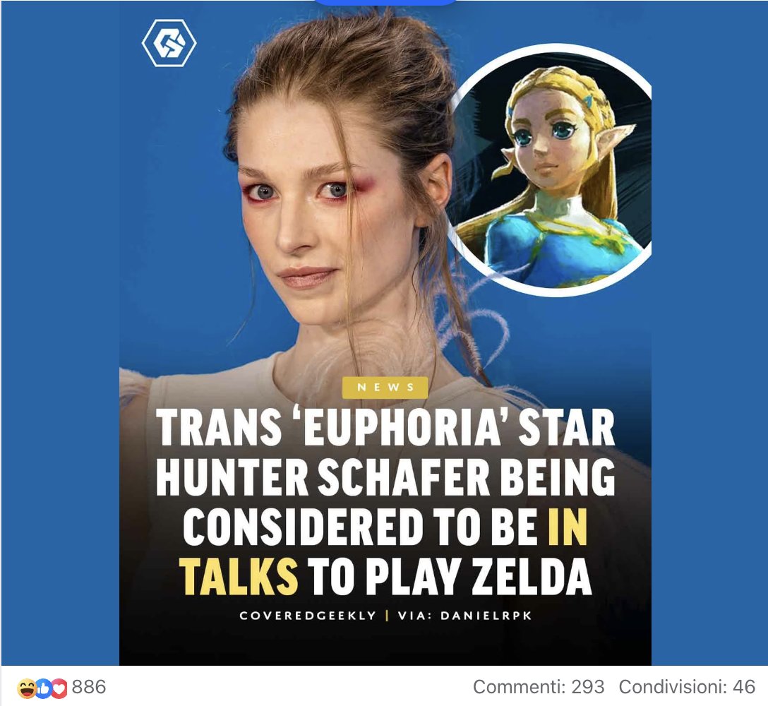 pikappa's tweet photo. Prendi un’attrice transgender, nera o disabile. Prendi la sua faccia e affiancala a un’indiscrezione gonfiata, meglio se non verificata, magari legata a un personaggio amatissimo o al remake di un classico. Dalla in pasto agli anti-woke. https://t.co/L6ig7IvqHq