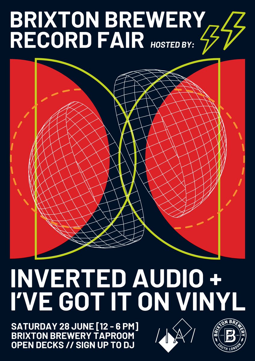 Inverted Audio (@invertedaudio) on Twitter photo RECORD FAIR // Inverted Audio returns to <a href="/BrixtonBrewery/">Brixton Brewery</a> Taproom on Saturday 28 June for our fifth record fair, in collaboration with I've Got It On Vinyl. Sign up to spin and register a free ticket and enjoy a free pint on behalf of Brixton Brewery inverted-audio.store/blogs/news/inv… RECORD FAIR // Inverted Audio returns to <a href="/BrixtonBrewery/">Brixton Brewery</a> Taproom on Saturday 28 June for our fifth record fair, in collaboration with I've Got It On Vinyl. Sign up to spin and register a free ticket and enjoy a free pint on behalf of Brixton Brewery inverted-audio.store/blogs/news/inv…