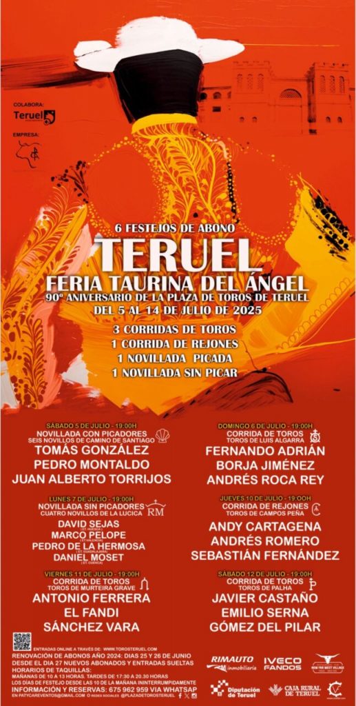 📝 ACTUALIDAD

👉 Carteles para la Feria del Ángel de Teruel
chicuelinasytafalleras.com/actualidad/car… <a href="/RocaRey/">Andrés Roca Rey</a> <a href="/sanchezvaraj/">Javier Sánchez Vara</a> <a href="/RaulFSanchez/">Raúl Sánchez</a> <a href="/javiercastano_/">Info Javier Castaño</a> <a href="/enriquecartagen/">enrique cartagena</a>