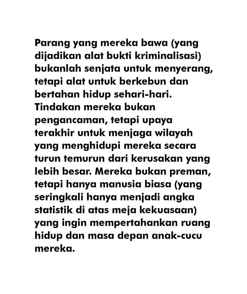 Bebaskan 11 warga Maba Sangaji