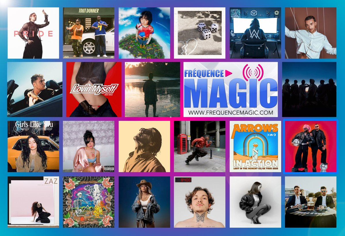 MagicFrequence's tweet image. Les nouvelles entrées en playlist FREQUENCE MAGIC:

#CrashAdams #Montemarco #KSI #CharliePale #CIL #Mohombi #SofiaCamara #FelixJaehn #Eloiz #CameronWhitecomb #AlanWalker #Odetto #Alien #Satine #Zaz #Naza #AvaMax #Riize #ArrowsInAction...

radio4.pro-fhi.net/listen/kwgfxvs…

#FrequenceMagic