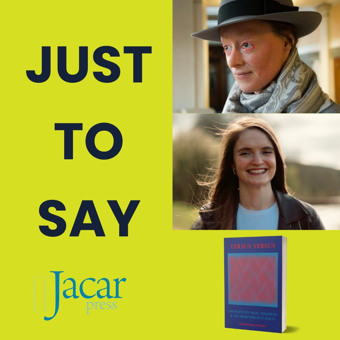 Bloodaxe Books (@bloodaxebooks) on Twitter photo Rachael Boast, disability advocate and editor of Versus Versus, will discuss her new anthology live with <a href="/mollytwomey1/">Molly Twomey</a> and an international audience on Just to Say on Wed 4 June, 7pm (UK & Ireland). Email jacarpress@gmail.com for the Shareable Zoom link.
bloodaxebooks.com/events?article… Rachael Boast, disability advocate and editor of Versus Versus, will discuss her new anthology live with <a href="/mollytwomey1/">Molly Twomey</a> and an international audience on Just to Say on Wed 4 June, 7pm (UK & Ireland). Email jacarpress@gmail.com for the Shareable Zoom link.
bloodaxebooks.com/events?article…