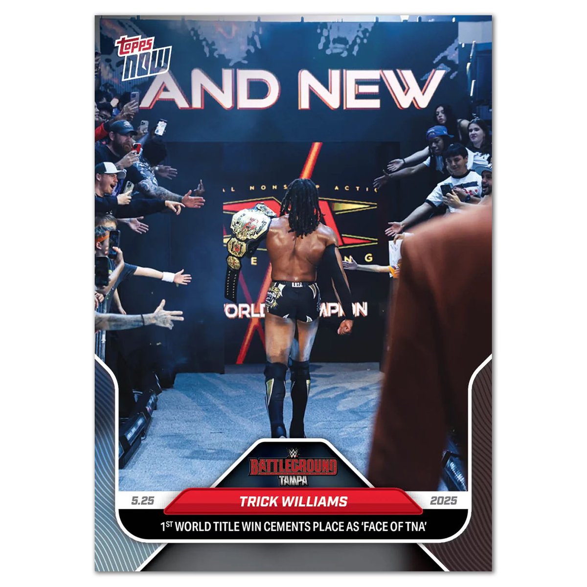 FastBreakCards's tweet image. Trick Williams - 2025 WWE Topps NOW® - Card 56 - LOOK FOR AUTOS #ad 

sovrn.co/1endwmv