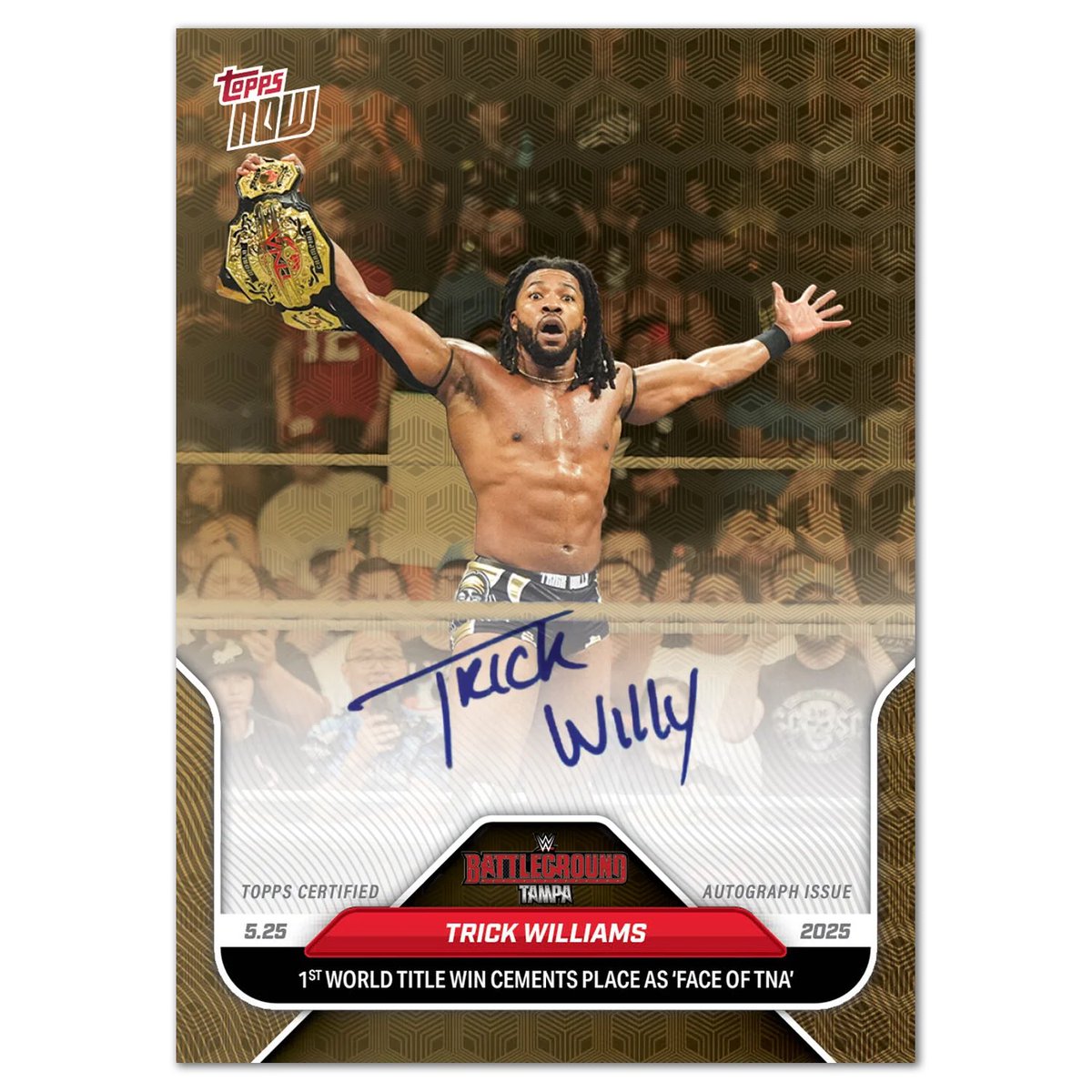 FastBreakCards's tweet image. Trick Williams - 2025 WWE Topps NOW® - Card 56 - LOOK FOR AUTOS #ad 

sovrn.co/1endwmv