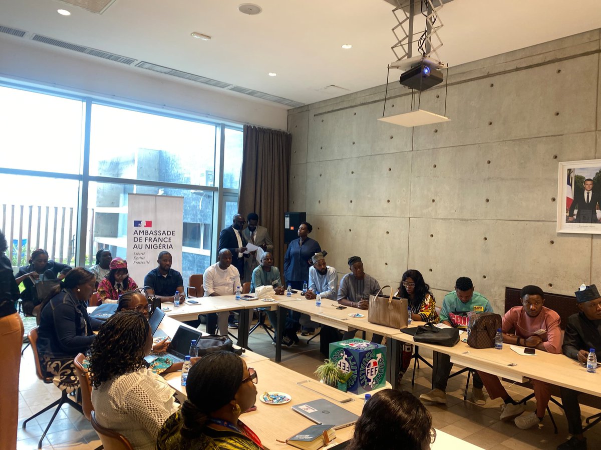 Grassroots Researchers Nigeria (@gra_nigeria) on Twitter photo We are proud to be among the shortlisted CSOs for the #FEFOSC2025 Capacity Building Workshop!
Through <a href="/FranceInNigeria/">Ambassade de France au Nigéria</a>'s initiative, GRA & other CSOs are getting equipped on technical, managerial, and strategic skills for greater impact in our communities
#GRA
#GenderEqualityNG We are proud to be among the shortlisted CSOs for the #FEFOSC2025 Capacity Building Workshop!
Through <a href="/FranceInNigeria/">Ambassade de France au Nigéria</a>'s initiative, GRA & other CSOs are getting equipped on technical, managerial, and strategic skills for greater impact in our communities
#GRA
#GenderEqualityNG