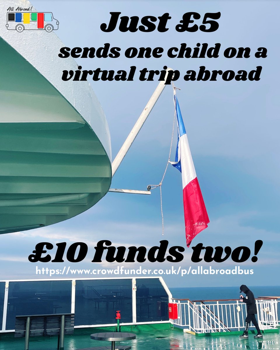 5 days left. £1,550 pledged. Still a little shy of £5k target 🙃

But, 690 people x £5 = goal reached.
Simple. Powerful. Possible.

crowdfunder.co.uk/p/allabroadbus

Can you chip in - or share? Join the journey! 🙏🫂
#immersiveexperiences #virtualtravel #crowdfunder #equity #MFLTwitterati