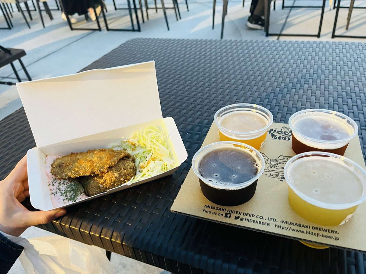 BlogWaral's tweet image. クラフトビールとアジフライで優勝してました🍻

#魚食