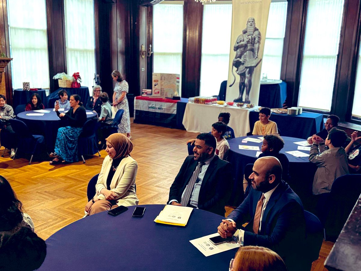 سفارة العراق – واشنطن| Iraqi Embassy in Washington (@iraqinusa) on Twitter photo .<a href="/IraqinUSA/">سفارة العراق – واشنطن| Iraqi Embassy in Washington</a> had the honor of hosting 5th-grade students from School Within School to present their graduation project as part of the Embassy Adoption Program, organized by Washington Performing Arts in collaboration with D.C. Public Schools. .<a href="/IraqinUSA/">سفارة العراق – واشنطن| Iraqi Embassy in Washington</a> had the honor of hosting 5th-grade students from School Within School to present their graduation project as part of the Embassy Adoption Program, organized by Washington Performing Arts in collaboration with D.C. Public Schools.