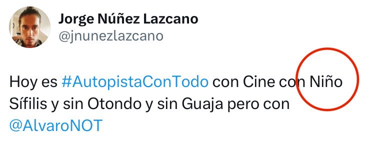 Leímos "con niño" y automáticamente pensamos que la palabra siguiente era nuevo, pero no 🥺. 

Muy buenos dias Autopista 

 #AutopistaConTodo