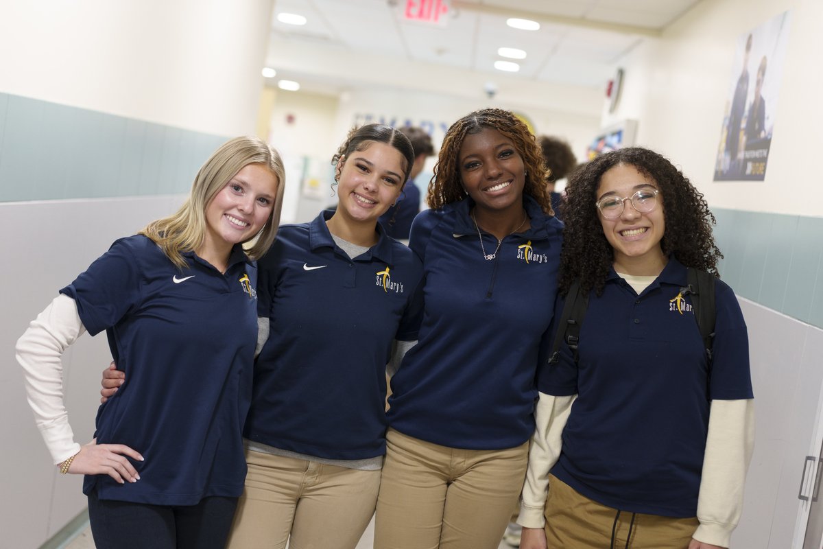 St. Mary's is thankful for the <a href="/csf_boston/">Catholic Schools Foundation</a> who help make a Catholic education possible for so many of our scholars! We look forward to welcoming the Class of 2029 CSF Scholars this Fall!