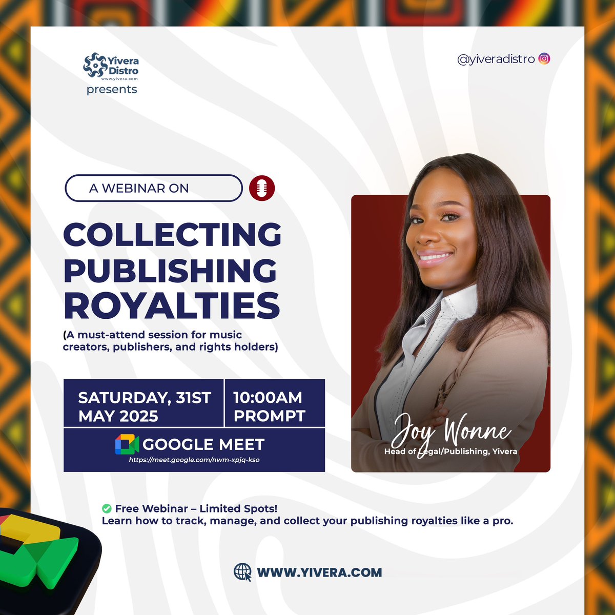 Join us tomorrow by 10:AM WAT
First of it’s kind🔥

Book a slot now
👇👇👇
calendar.app.google/hjuCRAgz6V8Fx1…