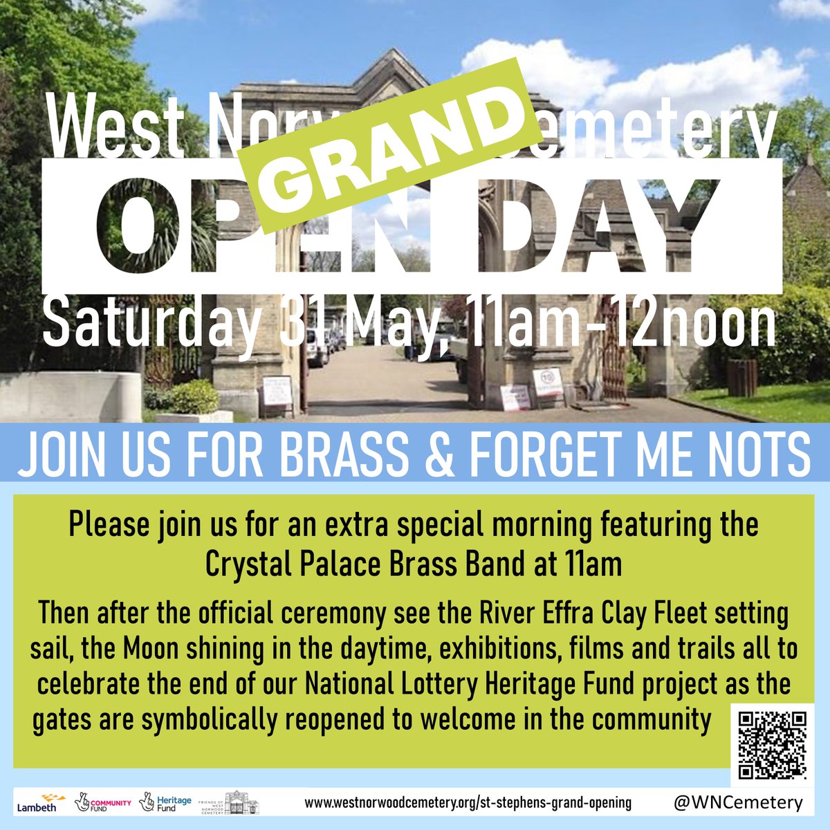 Lambeth Council (@lambeth_council) on Twitter photo Don’t miss the opening of St Stephen’s Chapel #wncemetery on Sat 31 May 11am📢
Restoration support from <a href="/HeritageFundUK/">The National Lottery Heritage Fund</a> & <a href="/fownc1837/">Friends of West Norwood Cemetery (FOWNC)</a>
🔎Explore the restored chapel, new visitor centre & more
🆓Free & open to all
Thanks to #NationalLottery players for making this possible Don’t miss the opening of St Stephen’s Chapel #wncemetery on Sat 31 May 11am📢
Restoration support from <a href="/HeritageFundUK/">The National Lottery Heritage Fund</a> & <a href="/fownc1837/">Friends of West Norwood Cemetery (FOWNC)</a>
🔎Explore the restored chapel, new visitor centre & more
🆓Free & open to all
Thanks to #NationalLottery players for making this possible