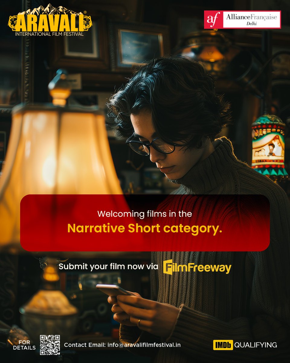 Attention filmmakers! If you have a unique story to tell, this is your chance to get it in front of a global audience. Submit your film to the Narrative Short category at the Aravali International Film Festival today via <a href="/FilmFreeway/">FilmFreeway</a>  

Image Source - <a href="/freepik/">Freepik</a>
